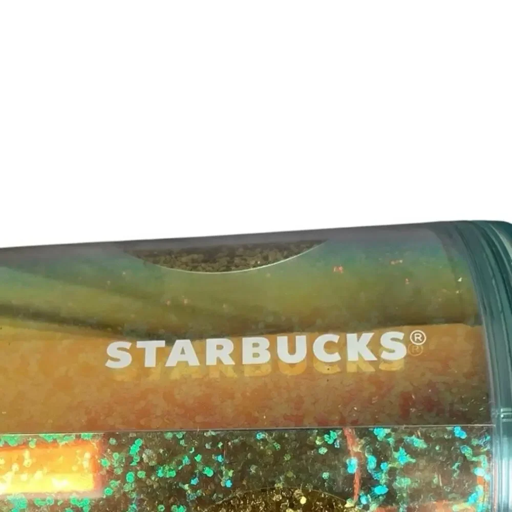 Starbucks 24oz. Holiday 2020 Gold Glitter Polka Dot Cold Cup Tumbler